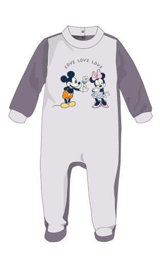 Disney Minnie Mouse combinaison en velours pour bébé - vro - pour bébé de 1 à 3 mois