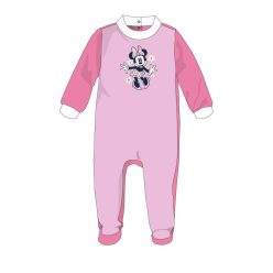   Grenouillère en velours pour bébé Disney Minnie Mouse - vro - pour bébé de 3-6 mois