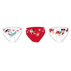   Disney Minnie Mouse culotte fille de Noël - lot de 3 culottes en coton