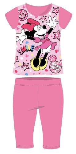 Disney Minnie mouse short sleeve summer cotton pajamas - children's jersey pajamas