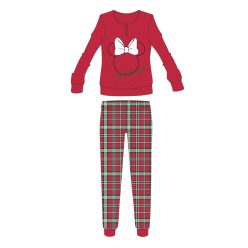   Pyjama de Noël épais pour femmes Disney Minnie Mouse - pyjama en flanelle de coton