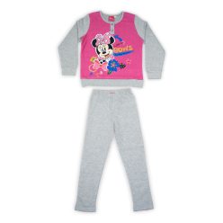   Pyjama d'hiver en flanelle pour enfants - Minnie Mouse - gris - 110