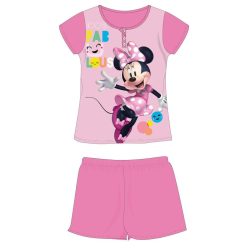  Disney Minnie egér summer short sleeve children's pajamas - cotton jersey pajamas - pink - 110