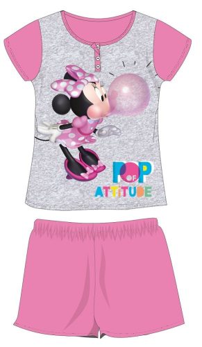 Disney Minnie egér summer short sleeve children's pajamas - cotton jersey pajamas - gray - 128