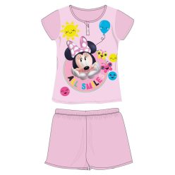   Disney Minnie egér summer short sleeve children's pajamas - cotton jersey pajamas - light pink - 110