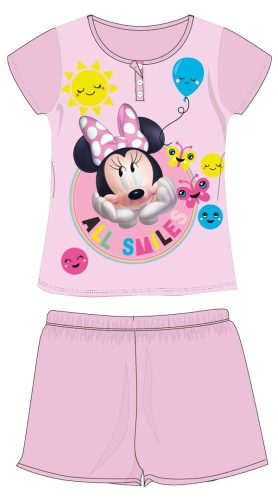 Disney Minnie egér summer short sleeve children's pajamas - cotton jersey pajamas - light pink - 110