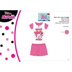   Disney Minnie egér summer short sleeve children's pajamas - cotton pajamas - pink