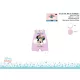 Disney Minnie souris barboteuse d'été à manches courtes - violet clair-blanc - pour bébé de 0 à 1 mois