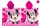 Poncho Disney Minnie Mouse 55x110 cm à séchage rapide