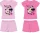 Disney Minnie Mouse ensemble d'été en coton - ensemble t-shirt-short - light pink - 98