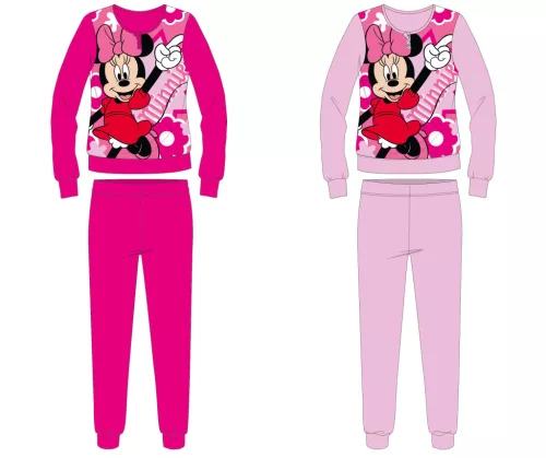 Disney Minnie egér pamut flanel gyerek pizsama - pink - 128
