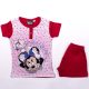 Pyjama en coton à manches courtes pour enfants - Minnie Mouse - avec licorne - rouge - 128