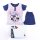 Pyjama en coton à manches courtes pour enfants - Minnie Mouse - licorne - bleu foncé - 128