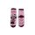 Chaussettes de bébé antidérapantes - Minnie Mouse - peluche - rose clair-bordeaux - 23-26