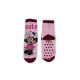 Chaussettes de bébé antidérapantes - Minnie Mouse - peluche - rose clair-bordeaux - 27-30