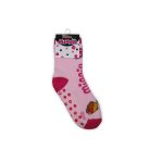 Chaussettes de bébé antidérapantes - Minnie Mouse - peluche - petit chaussures à nœud - rose clair-rose - 31-34