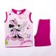 Ensemble d'été en coton pour petite fille Minnie Mouse - ensemble t-shirt-short - rose clair - 80