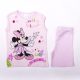 Ensemble d'été en coton pour petite fille Minnie Mouse - ensemble t-shirt-short - rose clair - 86