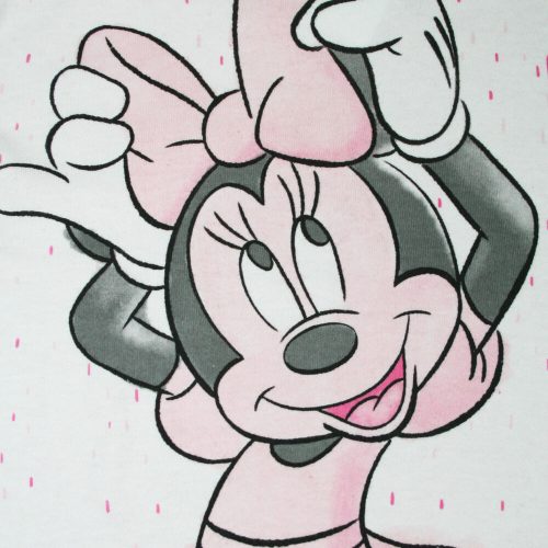 Pyjama bébé en coton d'hiver - Minnie Mouse - rose - 80