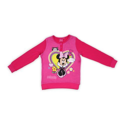 Pyjama en coton d'hiver pour enfants - Minnie Mouse - rose - 140