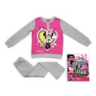 Pyjama en coton d'hiver pour enfants - Minnie Mouse - gris - 116