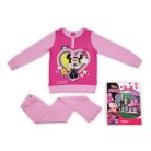 Pyjama en coton d'hiver pour enfants - Minnie Mouse - rose clair - 140