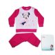 Pyjama épais en coton d'hiver pour bébé - Minnie Mouse - rose - 86