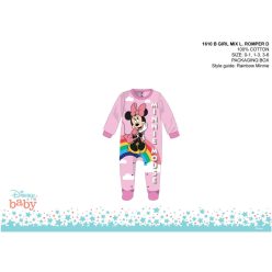   Disney Minnie Mouse combinaison pour bébé - rose clair-violet - pour bébé de 1 à 3 mois