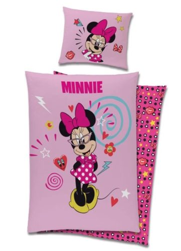 LITERIE MINNIE MOUSE 100% coton 140x200 + 70x90