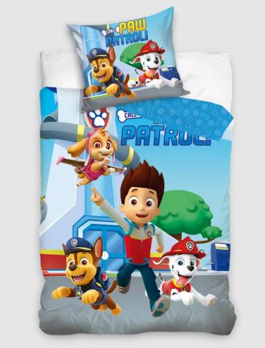 Parure de lit Super Pat' Patrouille 100% coton 140x200 + 65x65