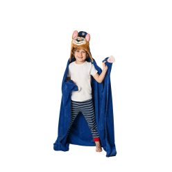 Peignoir 3D Pat'Patrouille en corail 110x140