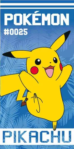Pokémon PIKACHU 100% pamut törölköző 70x140cm