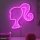 Éclairage d'ambiance LED néon mural Barbie