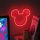 Éclairage d'ambiance néon mural LED Mickey Mouse