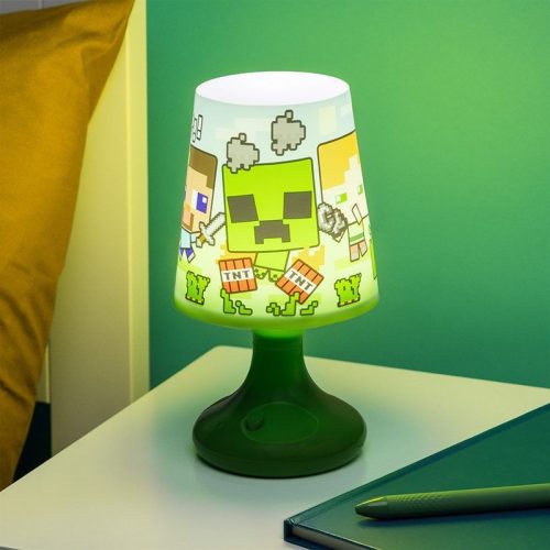 Lampe de table Minecraft à changement de couleur