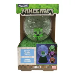 Minecraft Creeper LED csillogó világító gömb