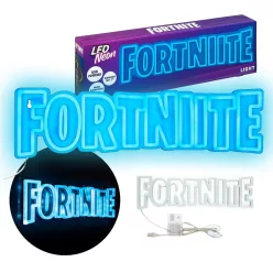 Fortnite falra szerelhető LED neon logó lámpa