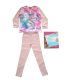 Pyjama enfant mince et long en coton - Princesses - avec motif Jasmine - Jersey - rose clair - 122