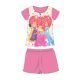 Pyjama d'été à manches courtes en coton pour enfants - Princesses Disney - rose - 122
