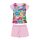 Pyjama d'été à manches courtes en coton pour enfants - Princesses Disney - rose clair - 104