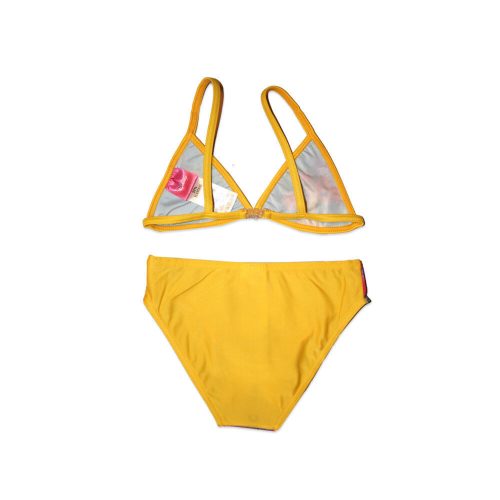 Princesses Disney maillot de bain deux pièces pour filles - motif fleuri - jaune - 110