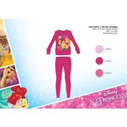   Pyjama d'hiver en interlock de coton pour enfants - Princesses Disney - rose - 98