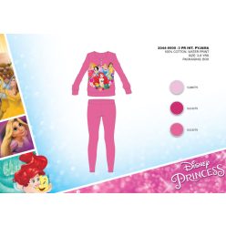   Pyjama d'hiver en interlock de coton pour enfants - Princesses Disney - rose - 110