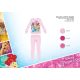 Pyjama d'hiver en interlock de coton pour enfants - Princesses Disney - rose clair - 98