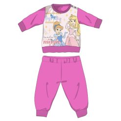   Les princesses Disney pyjama épais pour bébé - pyjama en flanelle de coton - rose foncé - 80