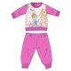 Les princesses Disney pyjama épais pour bébé - pyjama en flanelle de coton - rose foncé - 92