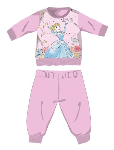 Disney Princesses pyjama bébé en coton d'hiver - pyjama en interlock - rose - 86