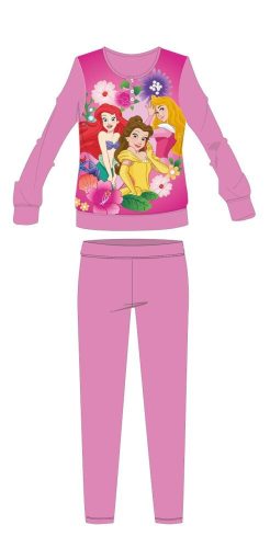 Pyjama épais d'hiver Disney Princesses - pyjama en flanelle de coton - rose - 104