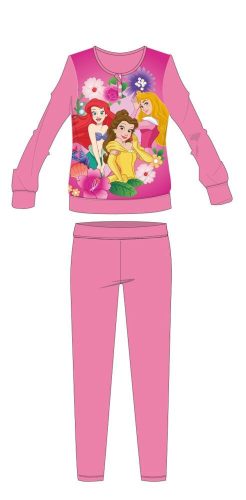 Pyjama épais d'hiver Disney Princesses - pyjama en flanelle de coton - rose foncé - 110