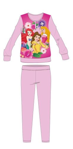 Pyjama épais d'hiver Disney Princesses - pyjama en flanelle de coton - rose clair - 98